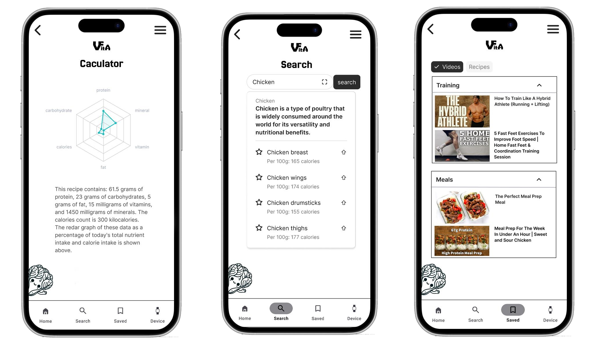 VitaFit Screen 3